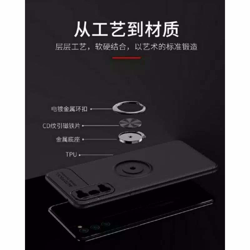 Soft Case Oppo Reno 4 iRing AutoFocus Ori casing cover oppo Reno 4 Pro RENO 4 PRO