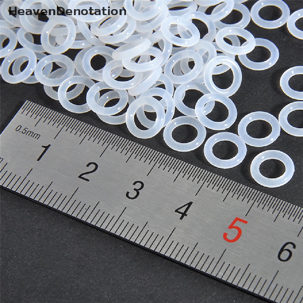 120pcs O-Ring Switch Dampeners Bahan Karet Silikon Warna Putih Untuk Cherry Mx Keyboard