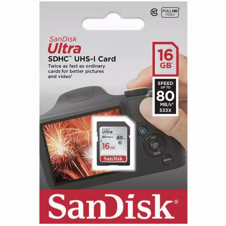 SanDisk SD Card 16GB Ultra SDHC