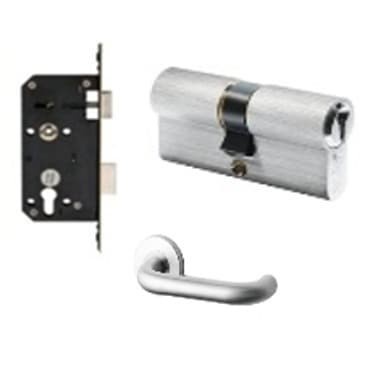 Kunci Pintu - Yale 3In1 Ytl-010 Kunci Set Pintu Mortise Handle Cylinder
