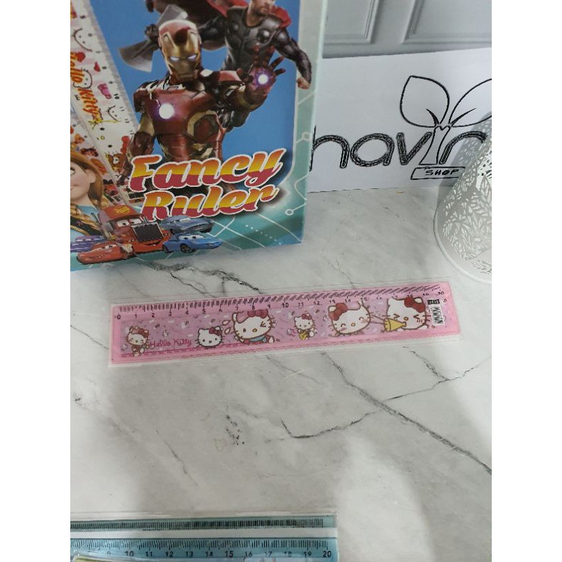 garisan 20cm/penggaris 20cm/mistar 20cm-HELLOKITTY