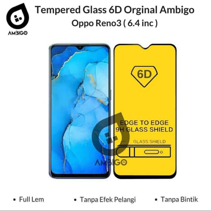 OPPO RENO 2 2F 3 3 PRO 4 4F 4 PRO 5 TEMPERED GLASS FULL COVER 6D 9D 11D SCREEN GUARD