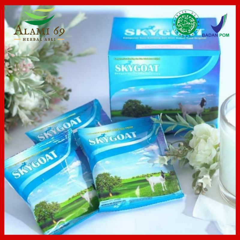 

Susu Kambing Etawa Skygoat Susu Bubuk Sachet Natural Healthy Drink