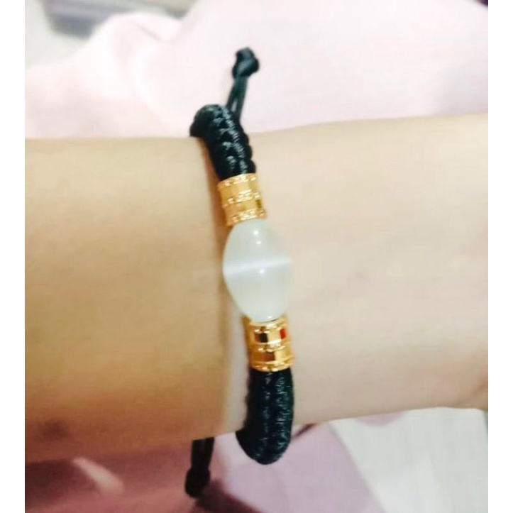 gelang wanita kombinasi batu mata kucing/gelang//perhiasan