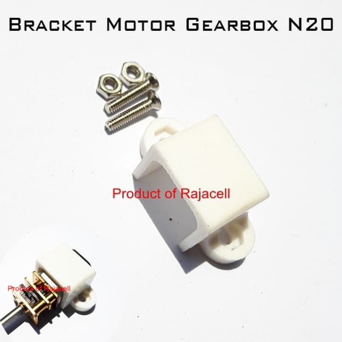 Bracket motor DC Gearbox N20 Holder braket mini + baut M2