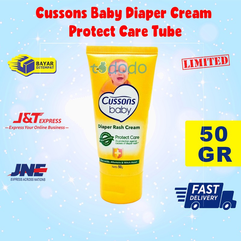 Cussons Baby Diaper Cream Protect Care Tube 50gr