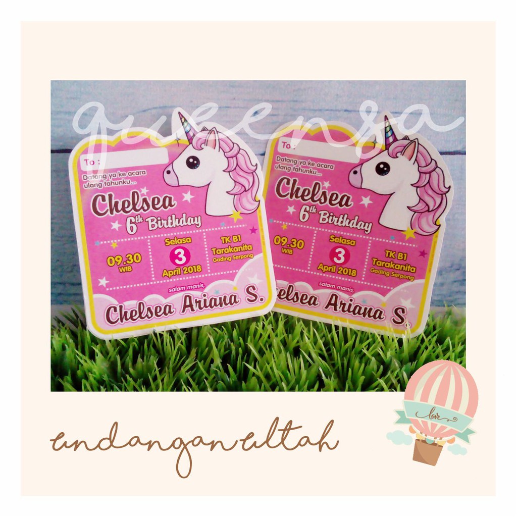 Undangan Ulang Tahun unik