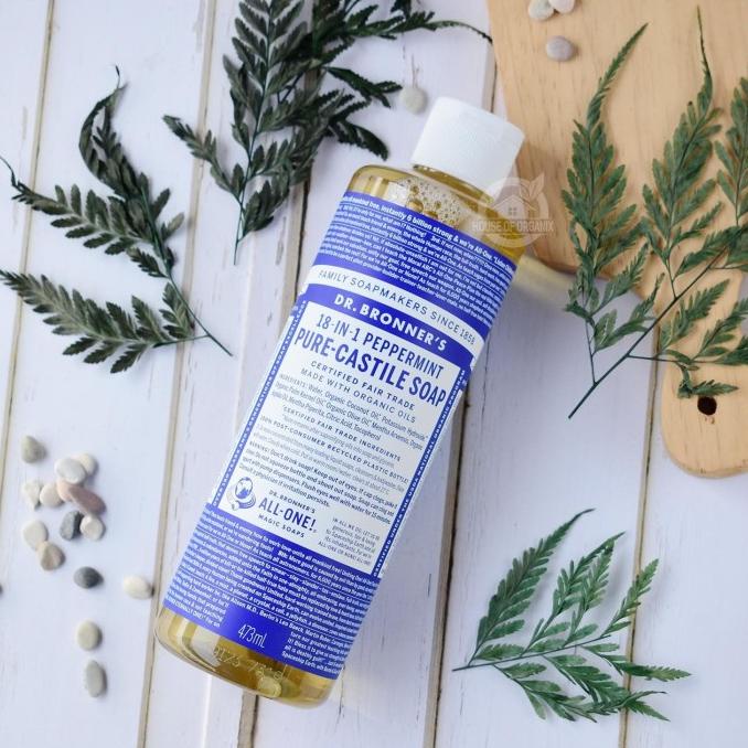 

Harap Baca Deskripsi Sebelum Order Dr. Bronners Peppermint Pure-Castile Soap 473 Ml