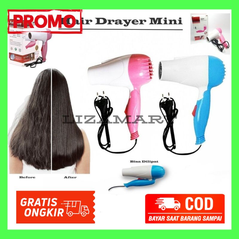 Hair Dryer Pengering Rambut Lipat / Hairdrayer Mini / Pengering Rambut Termurah / Alat Pengering Rambut