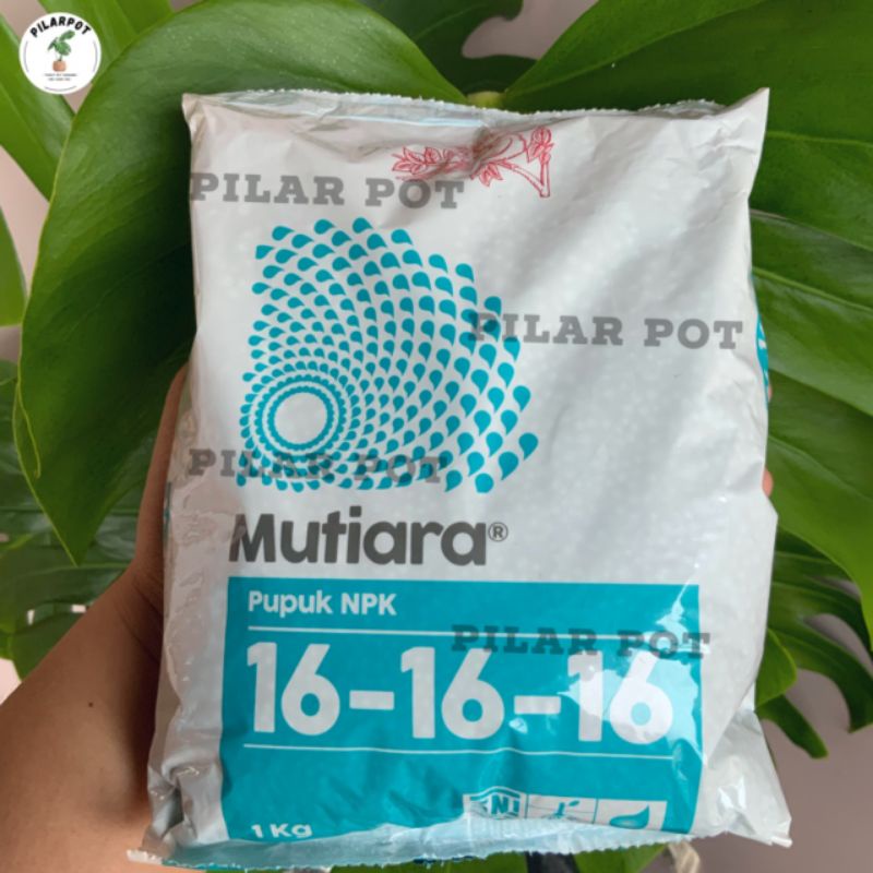 pupuk penyubur tanaman npk mutiara MEROKE 16-16-16 kemasan pabrik 1 kg - NPK MEROKE