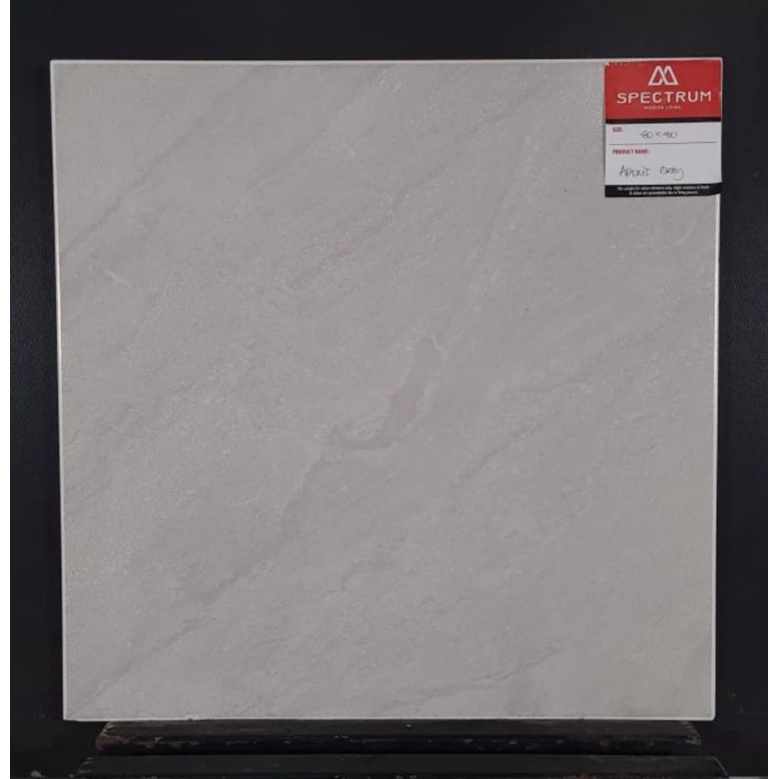 Keramik Lantai Glossy 40x40 ADONIS GREY Mulia