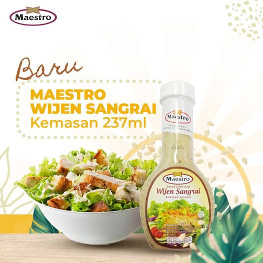 

Wijen Sangrai Maestro Botol 237 ml / Maestro Roasted Sesame