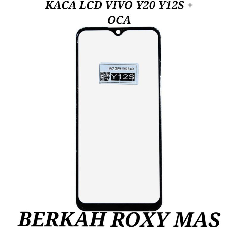 KACA LCD KACA DEPAN KACA LAYAR TOUCHSCREEN VIVO Y20 Y12S PLUS OCA ORIGINAL