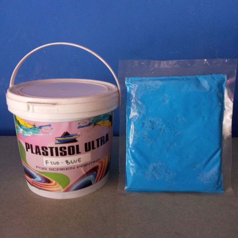

plastisol BLUE FLUO 1kg