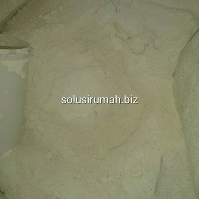 TANAH LIAT PUTIH BUBUK POWDER JENIS BENTONITE WHITE CLAY 1KG