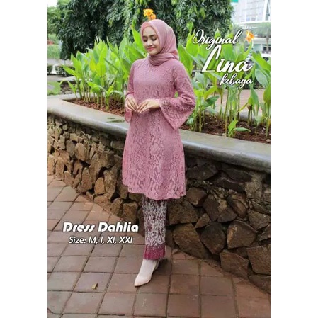 SETELAN tunik  ROK BATIK/KEBAYA BROKAT / BROKAT MODERN / KEBAYA pesta/kebaya terbaru /PINK