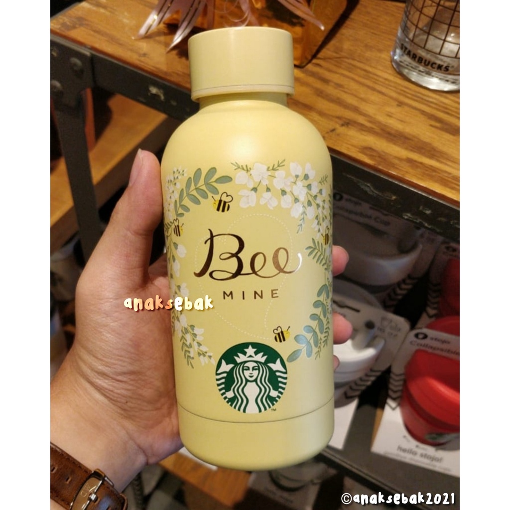 Starbucks Stainless Tumbler Bee Mine 13oz Valentine 2021 Edition