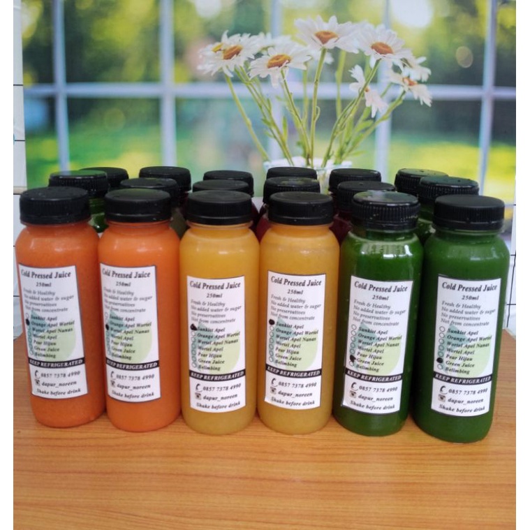 

Cold Pressed Juice Jus buah sayur murni pelancar pencernaan