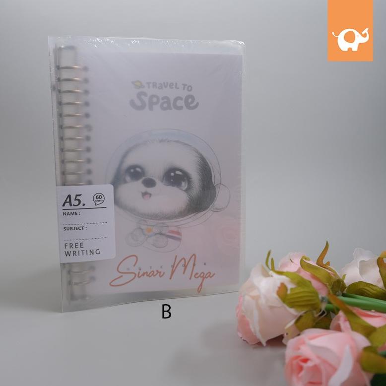 

[KODE BARANG WW9228] Travel To Space File Binder A5 / Loose Leaf Leaf Binder Lucu Unik Murah
