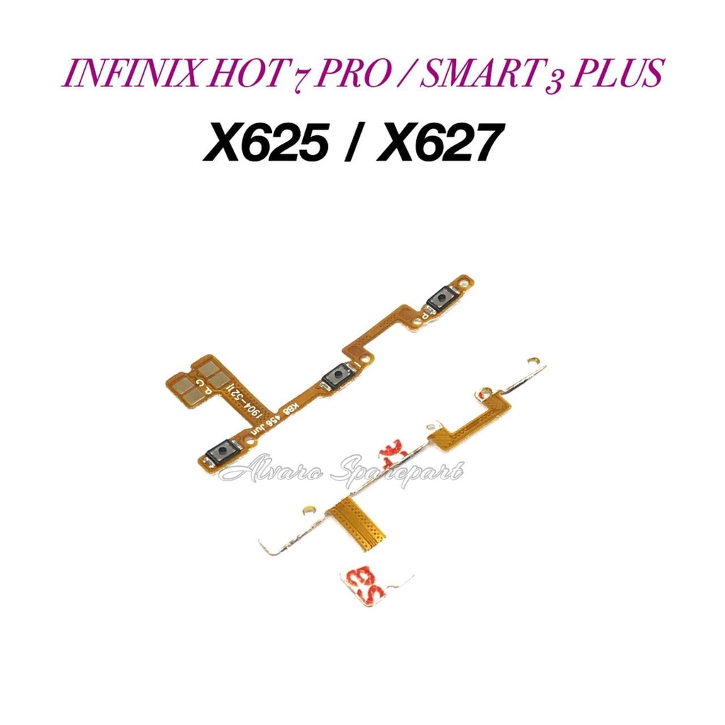 FLEKSIBEL ON OFF INFINIX HOT 7 PRO / INFINIX SMART 3 PLUS X625 X627 - TOMBOL DAYA