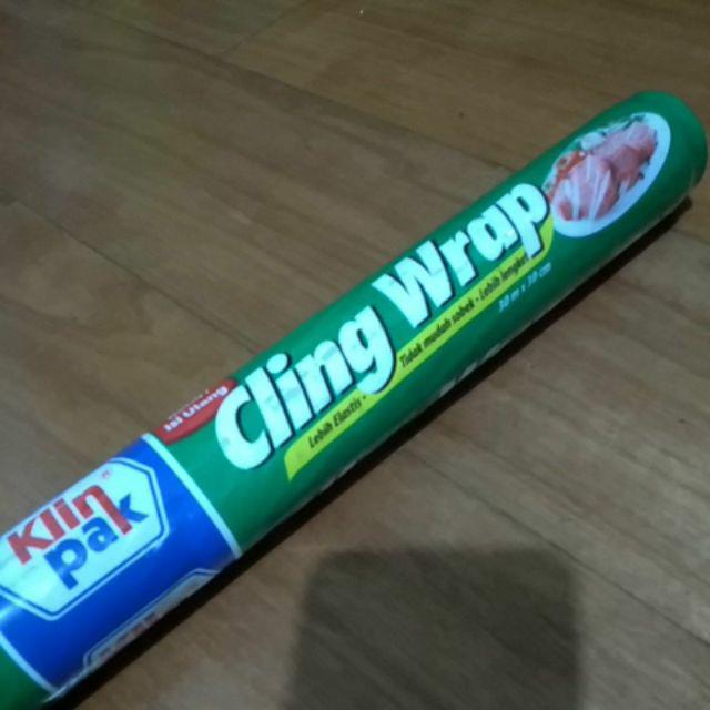 Klinpak Cling Wrap Regular Refill M X Cm Plastik Segel Makanan Shopee Indonesia