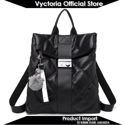 (COD) Vyctoria VOS613 Tas Ransel Wanita Fashion Import Promo BQ2361 JT313468 GT1368 LT1440 CR7026 313468 2361 1440 1368 7026