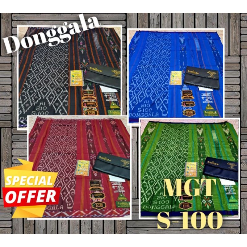 Sarung Donggala S-100, Sarung Donggala S100 MGT sutra 50% Termurah