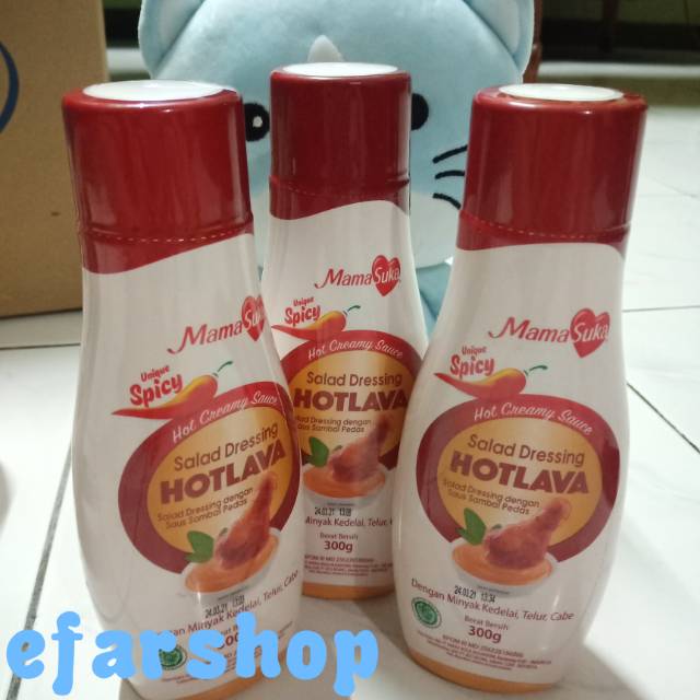 

SALAD DRESSING HOT LAVA MAMA SUKA HOT CREAMY SAUCE BOTOL 300GR COCOK UNTUK STEAK, BURGER