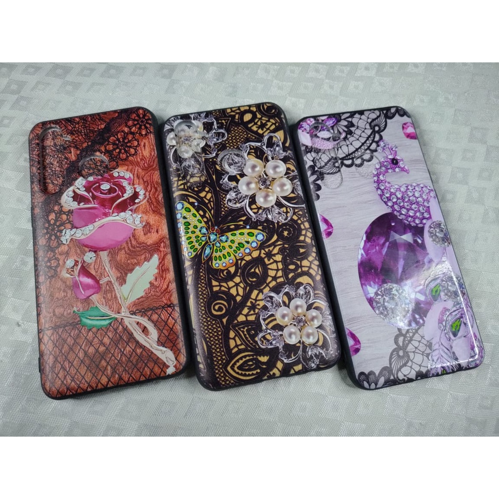 CASE KARAKTER BATIK BUNGA REALME C2