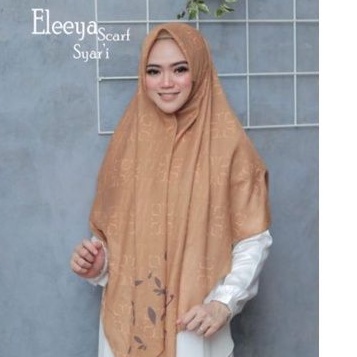 HIJAB SEGIEMPAT SYARI SIZE 140 X 140  PRINTING II Eleeya scarf