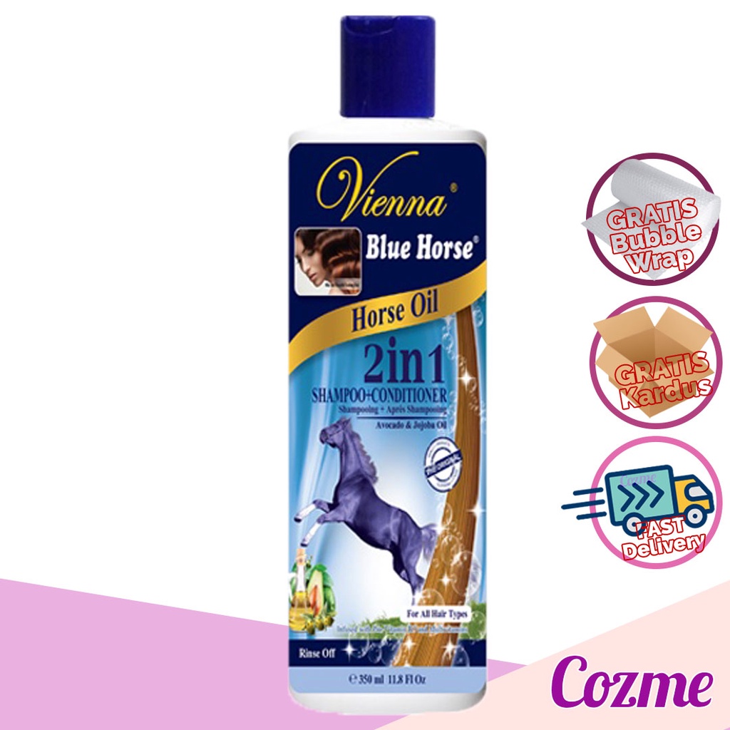 Vienna Shampoo Conditioner Blue Horse 2in1 350ml