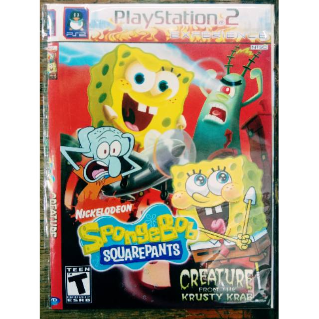 Kaset DVD PS2 Spongebob Squarepants Creature From The Krusty Krabs