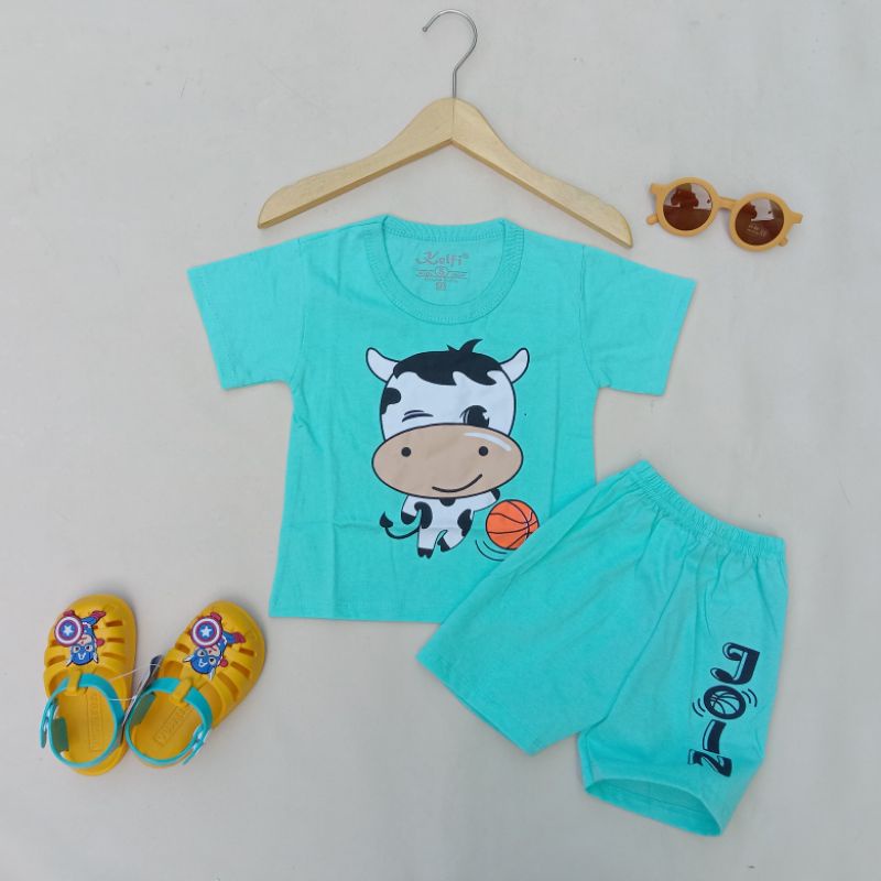 Setelan anak UNISEX MURAH/COWOK CEWEK(BAJU  + CELANA)