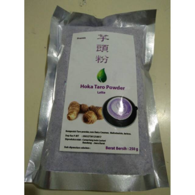 

Taro latte non sugar 250gram