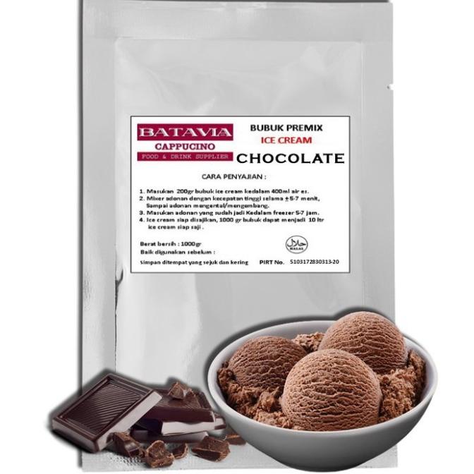 

best seller] BUBUK ES KRIM / BUBUK ES KRIM RASA COKLAT 1KG / BUBUK ICE CREAM