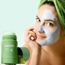 (ORIGINAL 100%) GREEN MASK STICK MEIDIAN / MASKER STIK GREEN TEA / MASKER EGGPLANT STICK