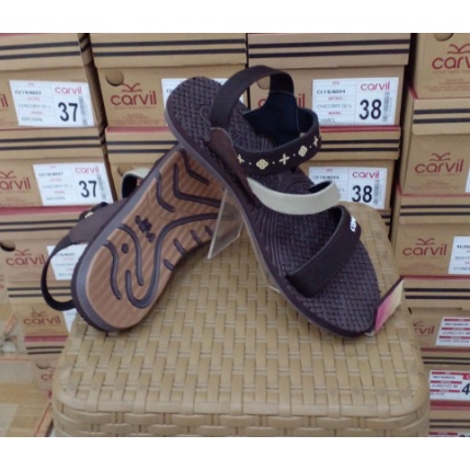 Carvil Sandal Gunung Dewasa/Anak Widya-TB Brown/Beige