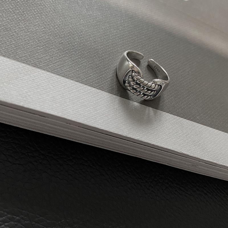 Cincin Model Kepang Gaya Korea Harajuku