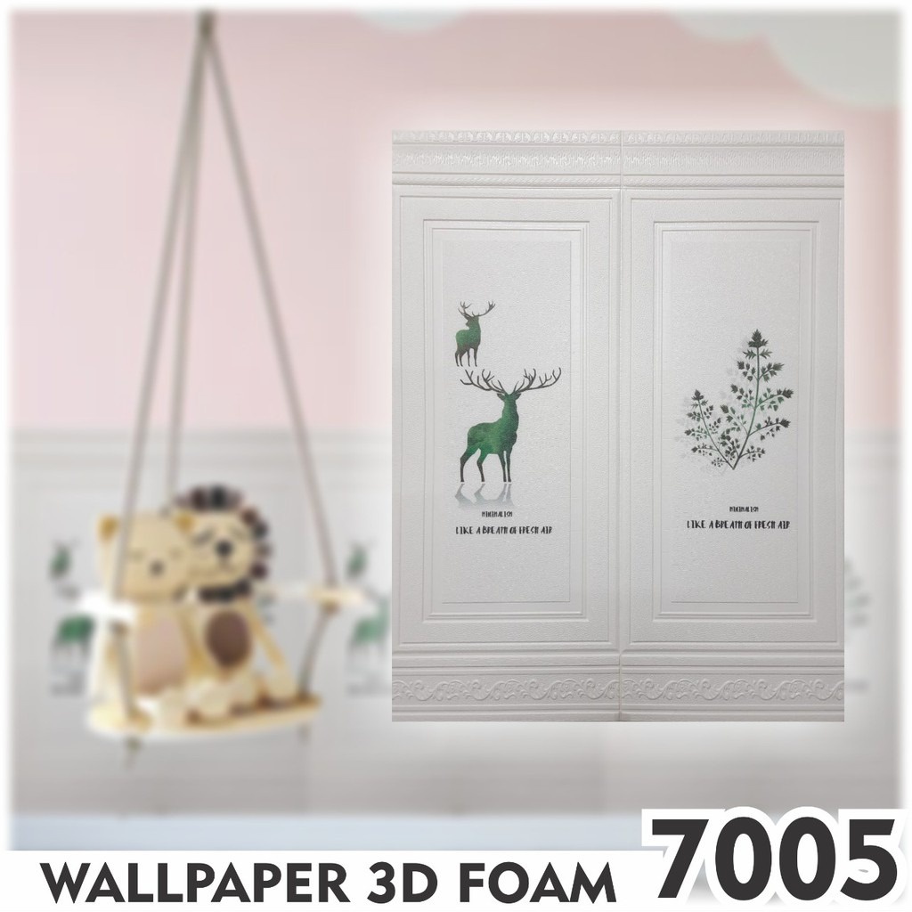 NEW PRODUK!!! Wallpaper Dinding 3D Foam 70CM X 90CM