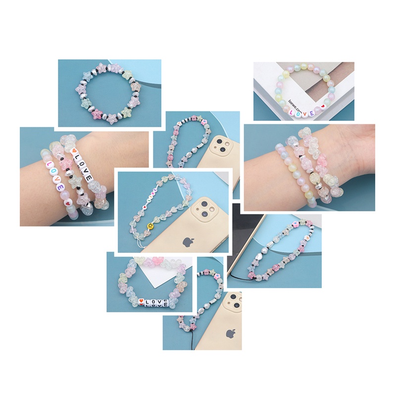 70pcs 10x9mm Manik-Manik Plastik Akrilik Bentuk Hati Untuk Aksesoris Gelang Kalung Anting