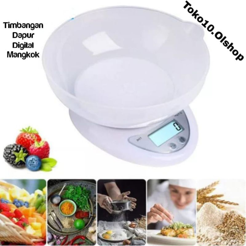 Timbangan Elektrik Kitchen Scale Digital / SF400/B05⭐ Toko10 ⭐