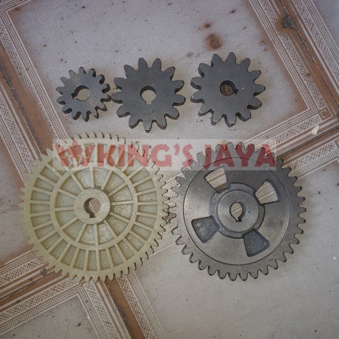 Gear Gilingan Mie - Gear Set Mesin Giling Mie - Gigi Gilingan Mie