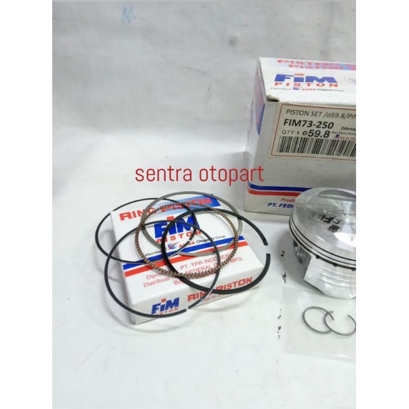 piston seher kit megapro monoshok oversize std original fim