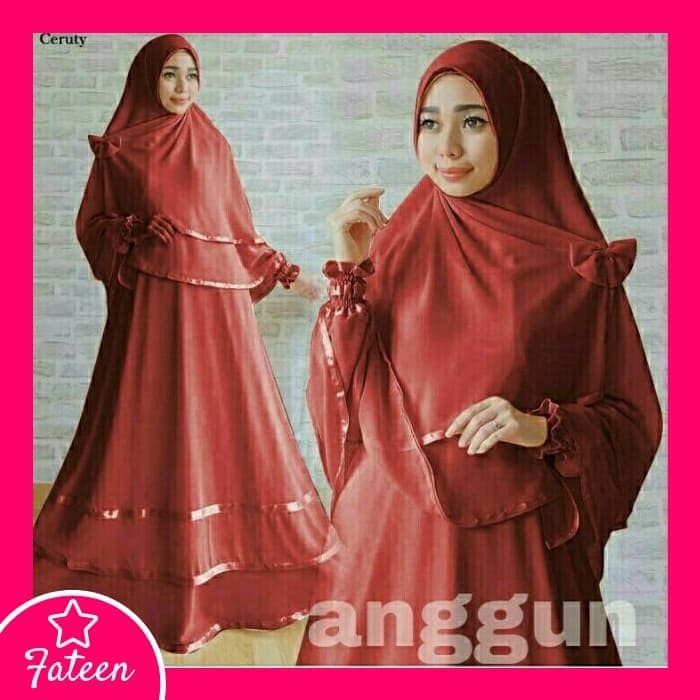 Baju Gamis Set Syari 303- Gamis Syari Terbaru 303 - Hitam