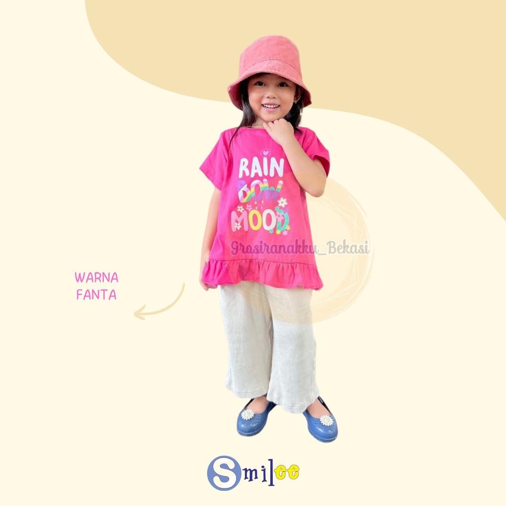 Tunik Anak Smilee Susan MixWarna 1-5T