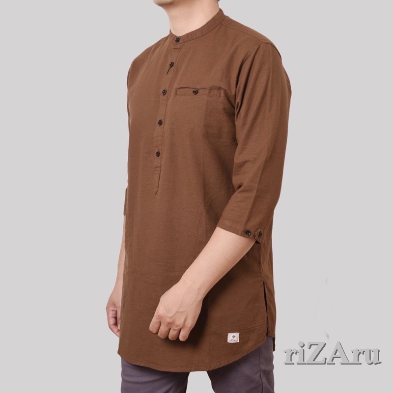 Koko Kurta Lengan 3/4 bahan baby canvas by riZAru