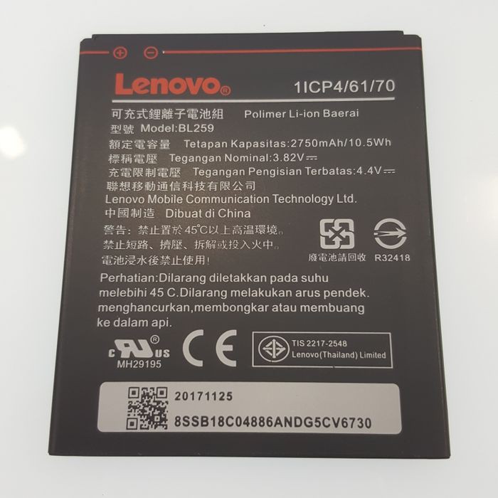 Battery Batre Baterai Lenovo A6020 K5 5 plus BL259