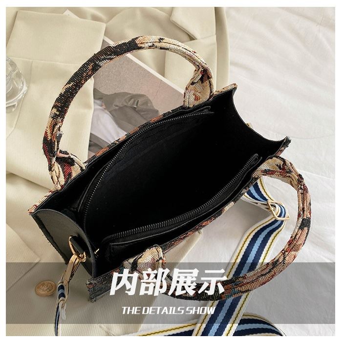 BJ27013 - BLACK/BLUE/FLOWER/GRAY/LEOPARD - TAS SLEMPANG TOTEBAG HANDBAG WANITA FASHION IMPORT MODIS ELEGAN TERMURAH TERLARIS TERBARU BAGSTORE JAKARTA TAS BATAM JTF7013