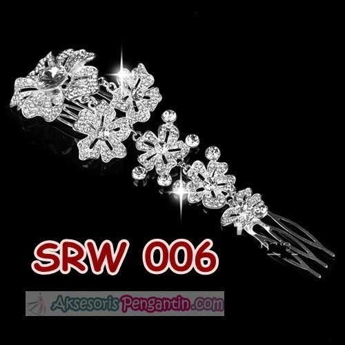 [SIAP KIRIM] WEDDING BRIDAL AKSESORIS SIRKAM RAMBUT SANGGUL WANITA SRW006