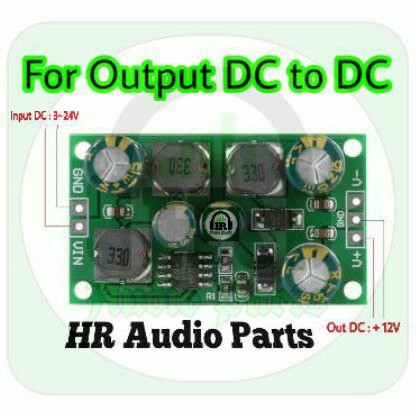 Modul Konverter DC to DC or CT Step Up or Down Converter DC 3~24V to DC / CT 12V